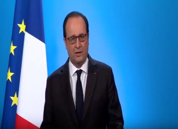 Vidéo : l’intégralité de la déclaration de François Hollande – Regardez