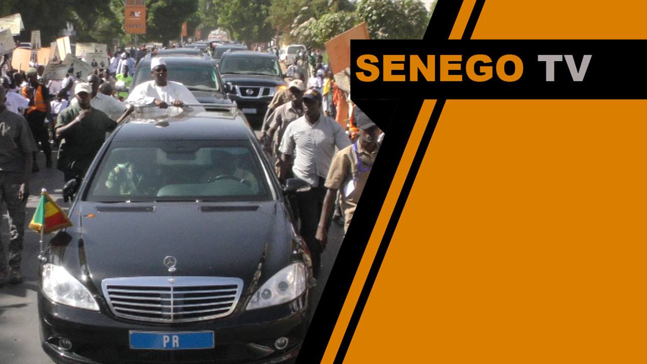 Senego TV: Macky Sall accueilli à Tivaouane dans la liesse populaire