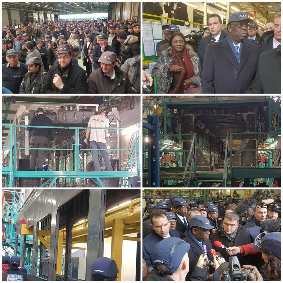 Arrêt sur image : Macky Sall chez le géant français spécialisé dans les secteurs des transports ferroviaires