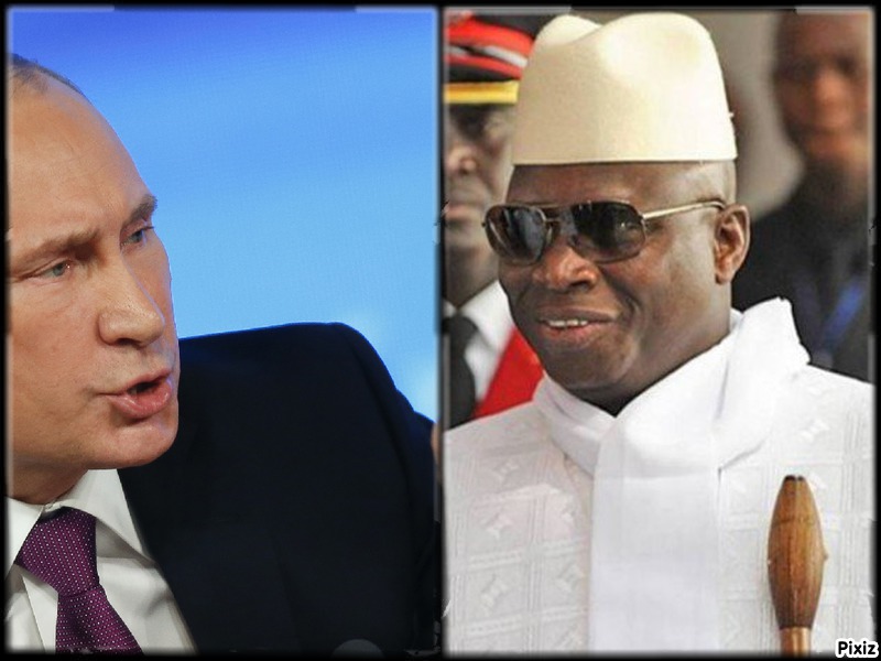 Après sa volte-face et la réaction belliqueuse de la Cedeao, Yahya peut compter sur Vladimir Poutine