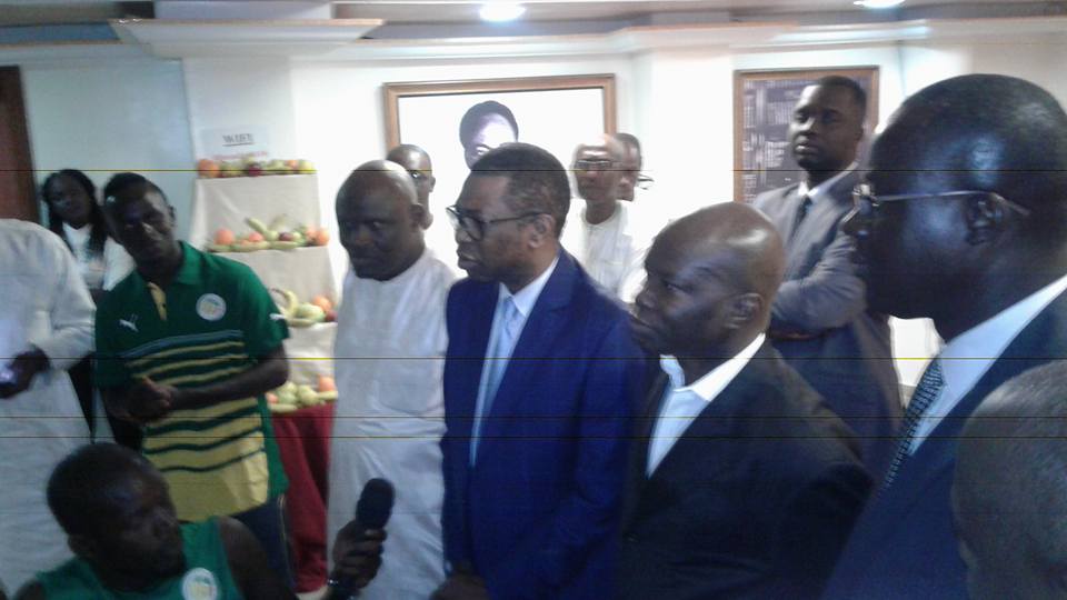 Arrêt sur image: Youssou Ndour et Omar Pène les deux Grands de la musique Sénégalaise rendent visite aux « Lions »