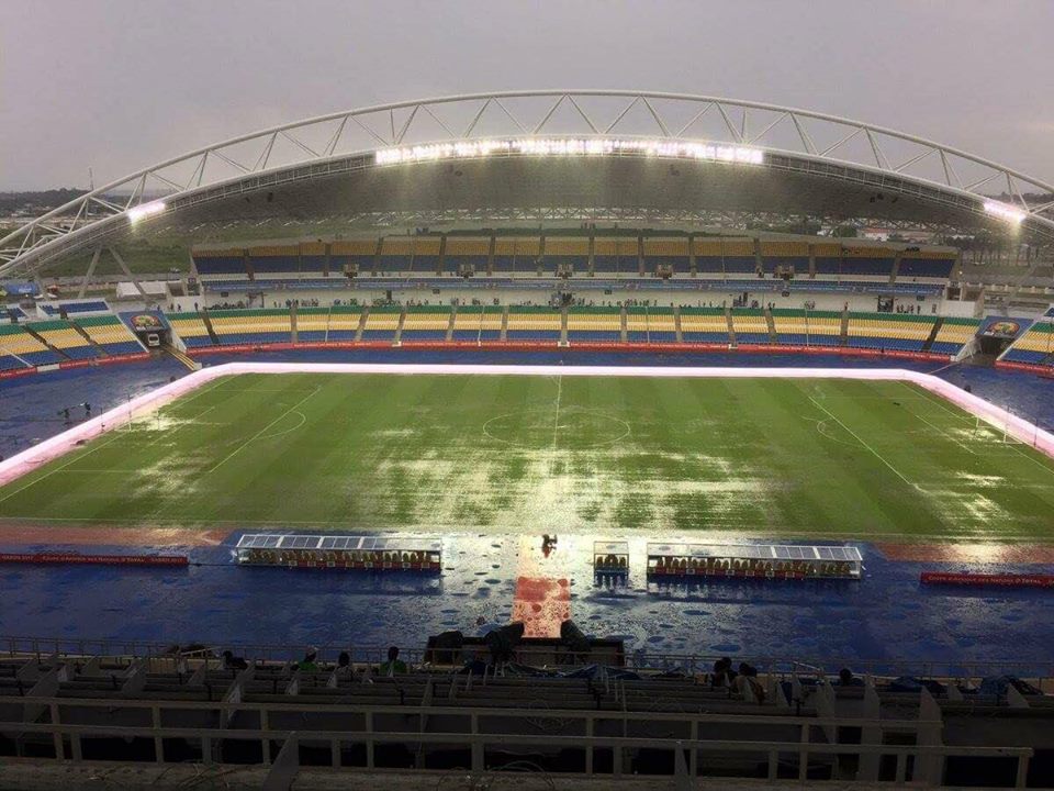Arrêt sur image: La pelouse du stade devant abriter Sénégal-Algérie inondée
