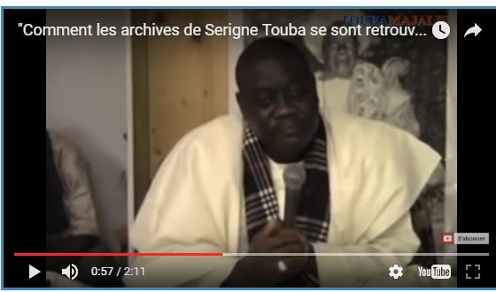 Vidéo: Comment les archives de Serigne Touba se sont retrouvées au Pentagone? Regardez