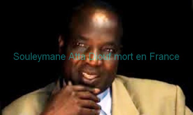Erratum: Voici la photo  du Dr Souleymane Atta Diouf mort en France