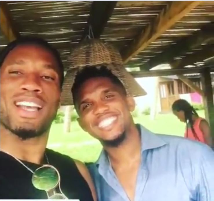 Vidéo – Belle vidéo de Didier drogba et Samuel Eto’o qui…Regardez !