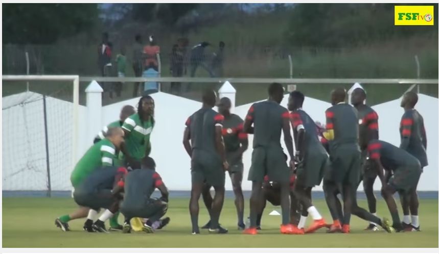Vidéo- Séance d’entraînement des Lions après la victoire contre la Tunisie…Regardez !