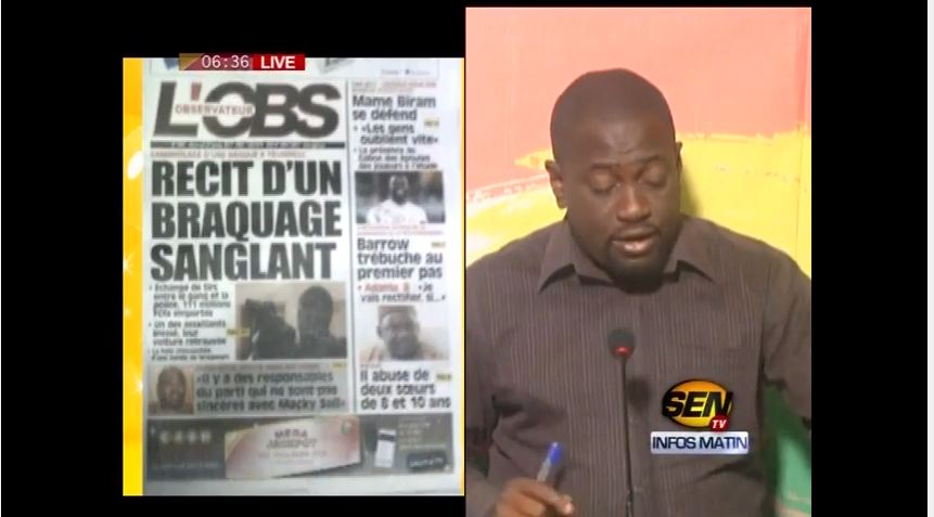 Vidéo- Revue de presse de Fabrice Nguéma du mercredi 25 janvier 2017 …Regardez !