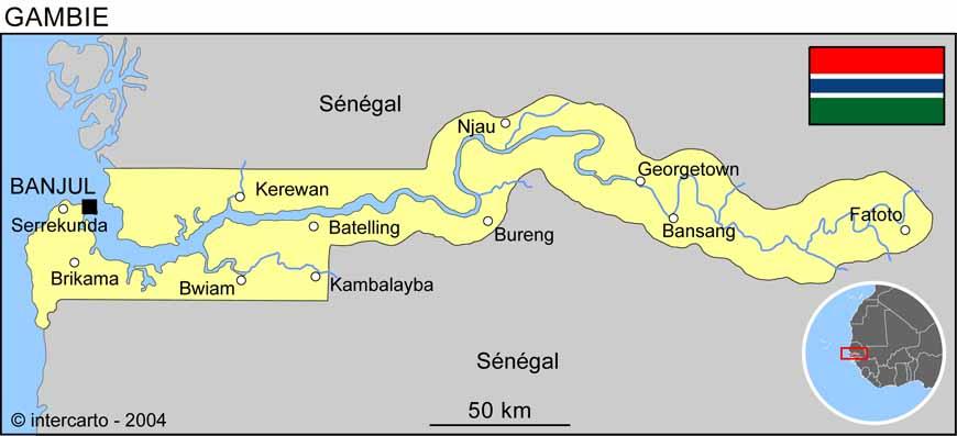 Adama Barrow disposé à faciliter la construction du pont sur le fleuve gambien
