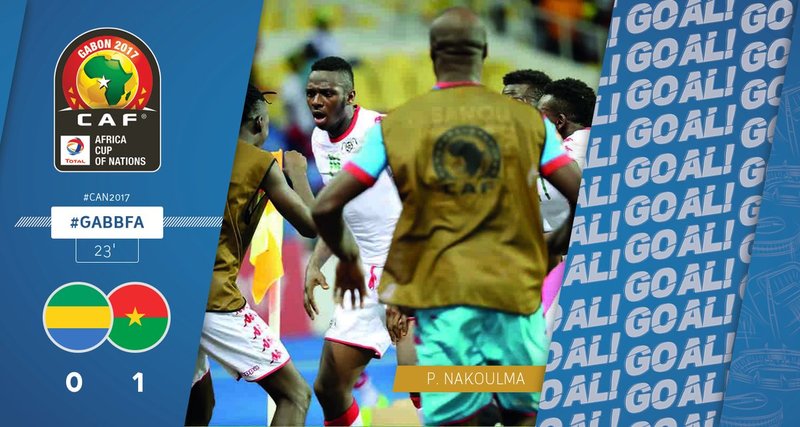 [Vidéo] Can 2017 – Gabon/Burkina Faso: Nakoulma ouvre le score (0-1)