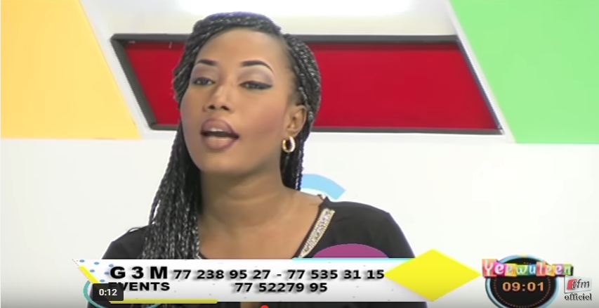 Vidéo- Incroyable, Nana Aidara dérape en direct sur le plateau de yeewu leen…Regardez !