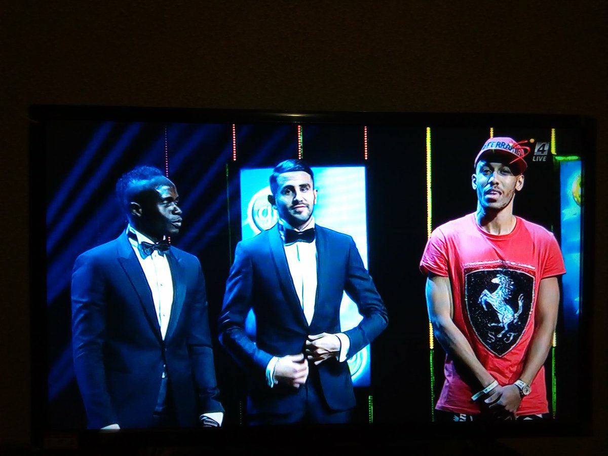 Arrêt sur image: Sadio Mané, Aubame et Mahrez sur le podium