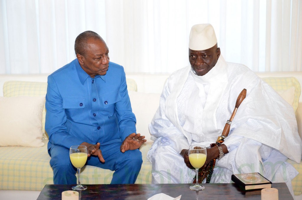 Vidéo – Retour sur l’audience entre Jammeh et Alpha Condé (Version Kouthia), Parti 1 – Regardez !