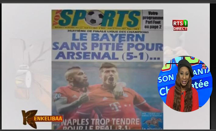 Vidéo : Revue de presse du jeudi 16 février 2017 avec la Rts1…Regardez !
