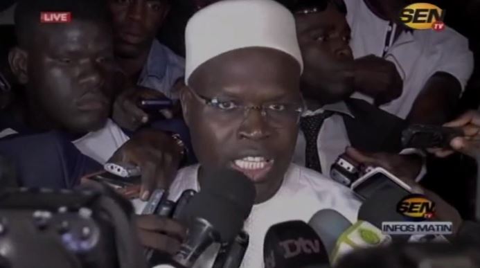 Vidéo-   Khalifa Sall après son interrogatoire : « Cette affaire de détournement est purement politique »
