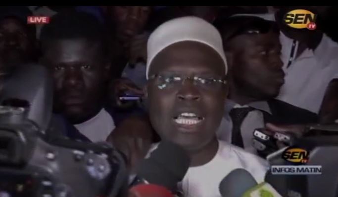 Vidéo-   Khalifa Sall après son interrogatoire : « Personne ne peut entacher notre réputation »