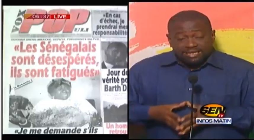 Vidéo- Revue des titres de Fabrice Nguéma du mercredi 15 février 2017 …Regardez !