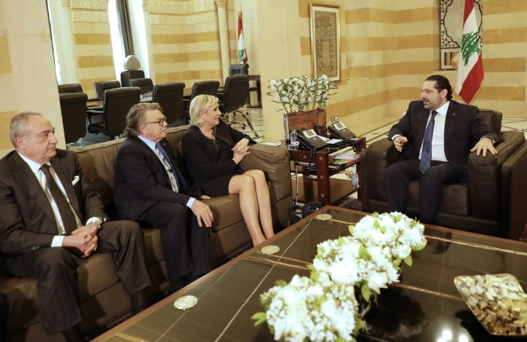 Hariri met en garde Le Pen contre l' »amalgame » entre islam et terrorisme