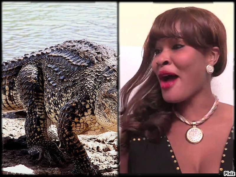Vidéo – Soumboulou Bathily est allée voir les crocos de Yahya Jammeh – Regardez !