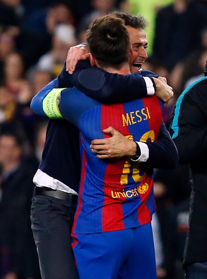 Arrêt sur image: La remontada réconcilie Messi et Luis Enrique