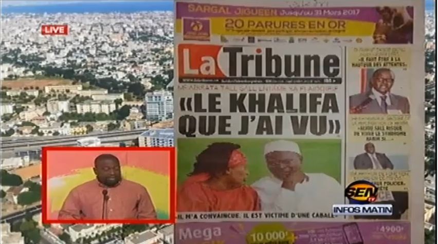 Vidéo – Revue des titres de Fabrice Nguéma du mardi 14 mars 2017 …Regardez !