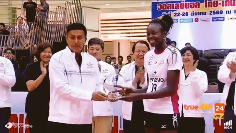Thaïlande – Volley-Ball: Fatou Diouck désignée « meilleure joueuse » du championnat professionnel