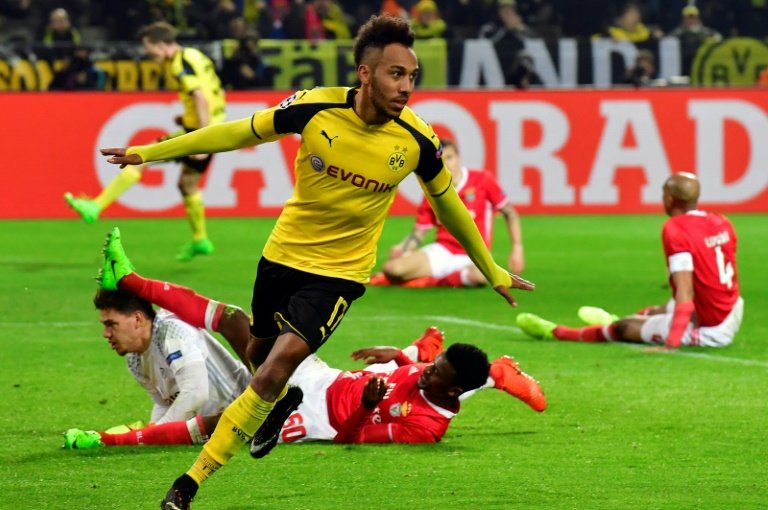 Ligue des champions: Dortmund en quarts grâce à un triplé d’Aubameyang