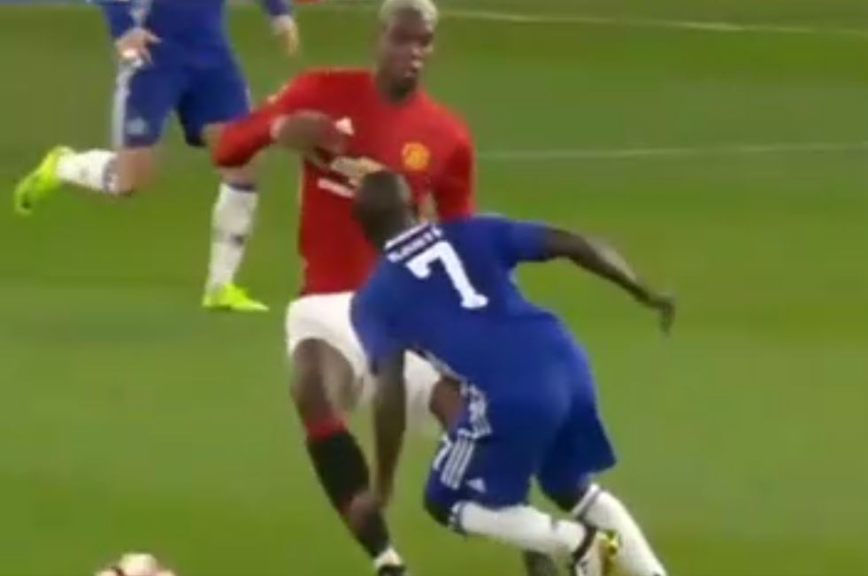 Vidéo : Paul Pogba fou de rage après s&rsquo;être fait humilié par N&rsquo;Golo Kanté – Regardez.