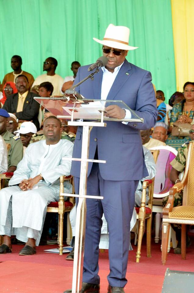 Photos:  Inauguration du quai de pêche de Potou par le Président Macky Sall