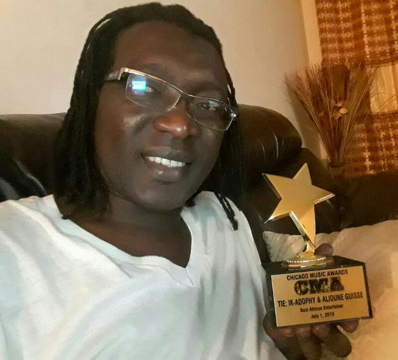 (3 Photos) – Chicago music awards: Alioune Guissé a remporté le trophée 2016