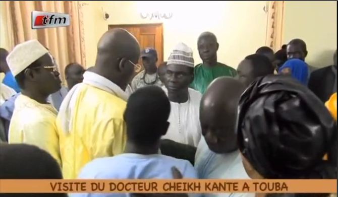 Vidéo – La visite du Dr Cheikh Kanté à Touba …