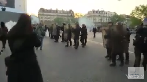 Vidéo – Quelques émeutes auraient eu lieu en France après les résultats provisoires de la présidentielle – Regardez !