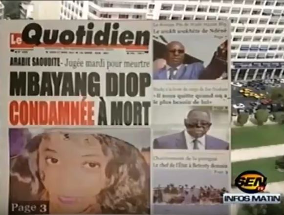 Vidéo – Revue de presse de Mame Mbaye Ndiaye du jeudi 27 avril 2017…Regardez !
