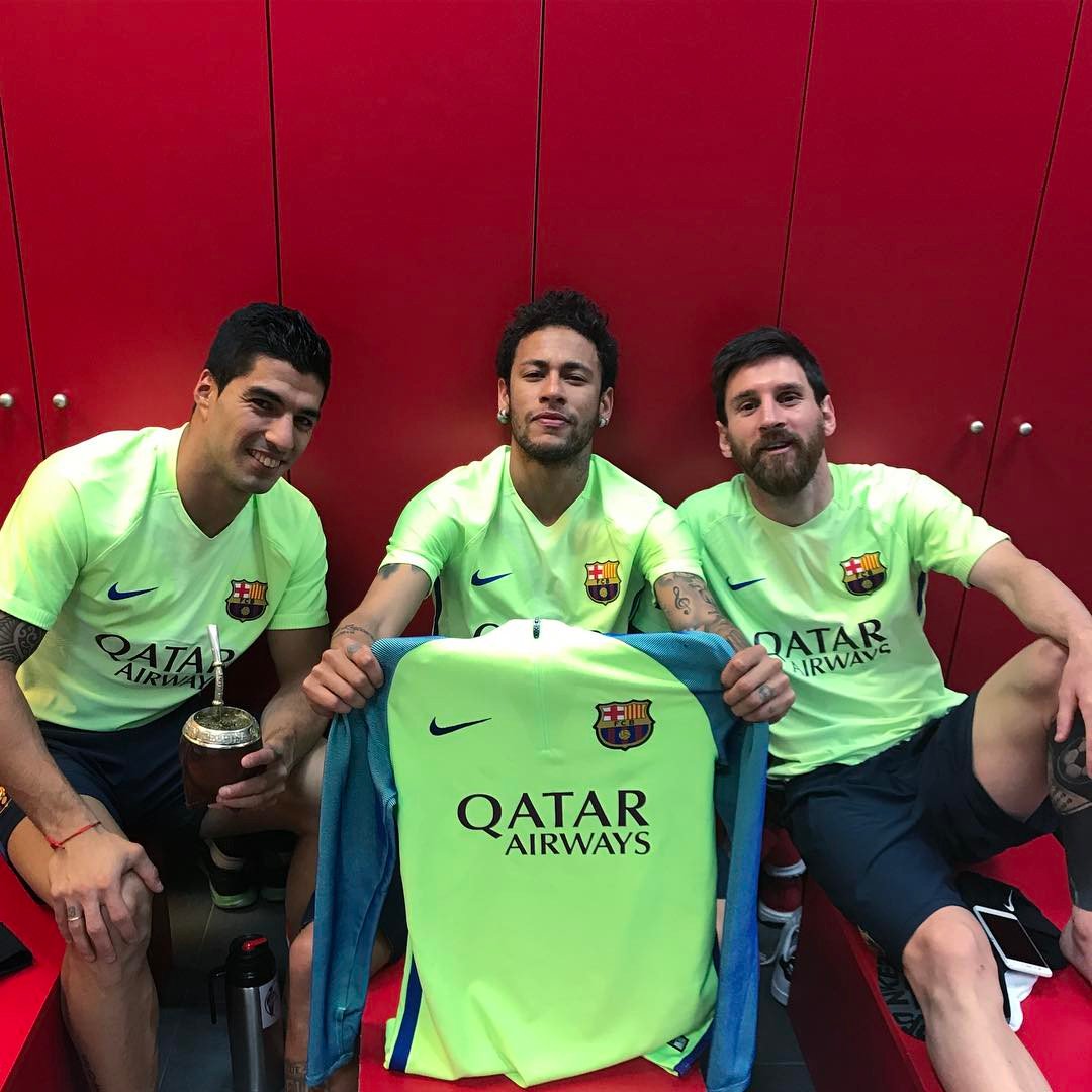 Liga: La MSN refait la célébration de Messi lors du Clasico