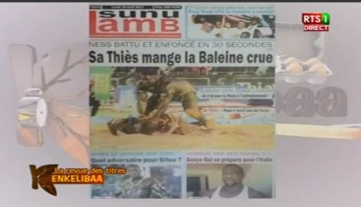Vidéo : Revue de presse du Lundi 10 Avril 2017 avec Sarah Louyah de la Rts1…Regardez !