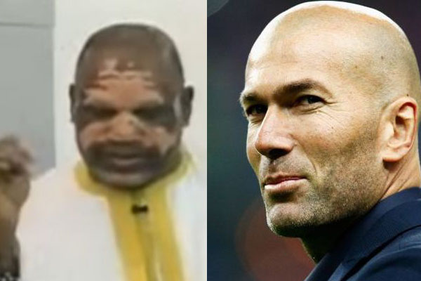 Vidéo – Voici le marabout de l’entraîneur du Real Madrid Zinedine Zidane…Regardez !