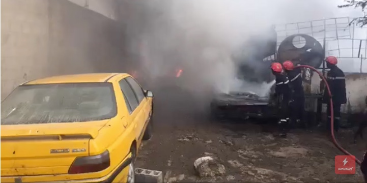Vidéo – Saint Louis : Un incendie ravage plusieurs ateliers à Léona ! Regardez.