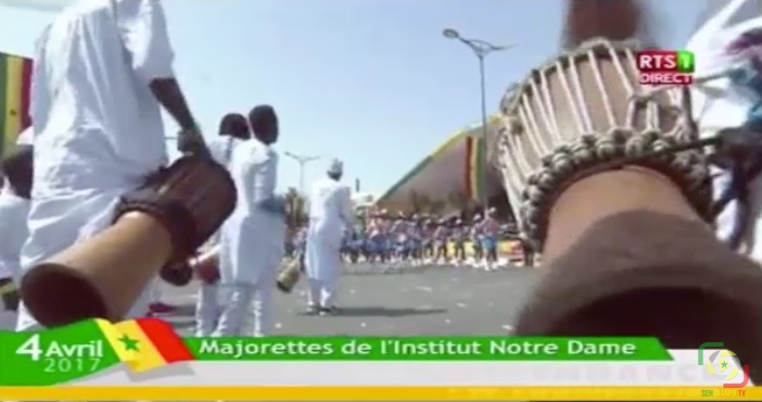 Vidéo – 04 Avril : Revivez le défilé des majorettes de l’institut Notre Dame