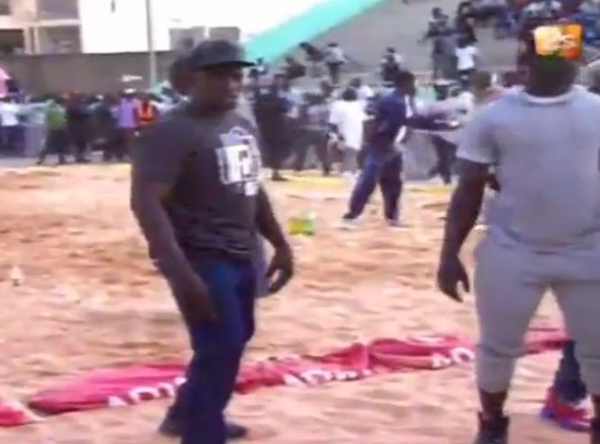 Vidéo – Lutte, Tidiane Faye contre Diokel : Siteu met le feu à Iba Mar Diop !