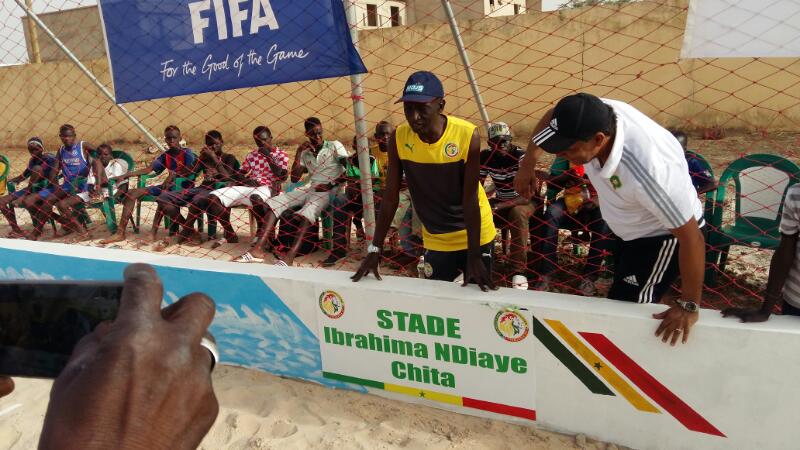 Beach Soccer: Le stade « Ibrahima Ndiaye Chita » inauguré