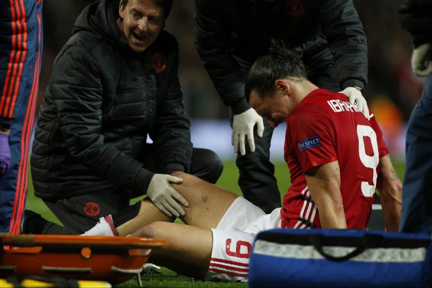 Blessures en cascade à Manchester: ligaments croisés pour Zlatan et Rojo