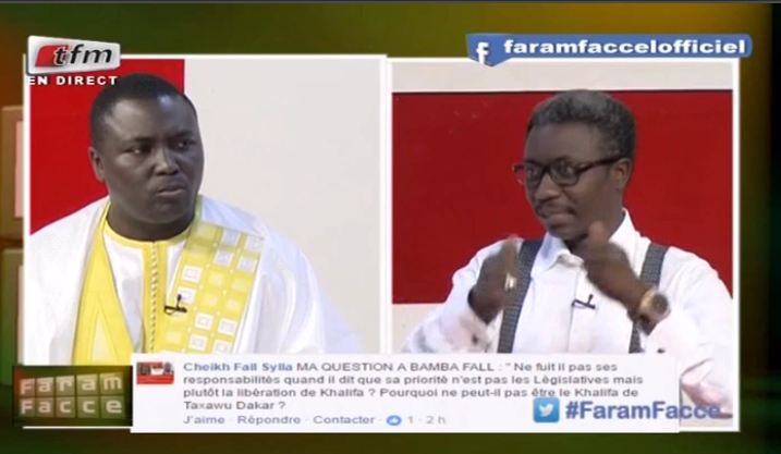 Vidéo – Bamba Fall recadre sèchement le journaliste Pape Ngagne Ndiaye de la Tfm….
