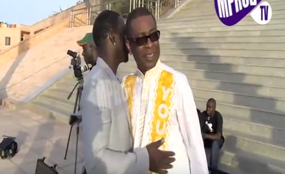 Vidéo: Akon et Youssou Ndour tournent un clip au Monument de la Renaissance