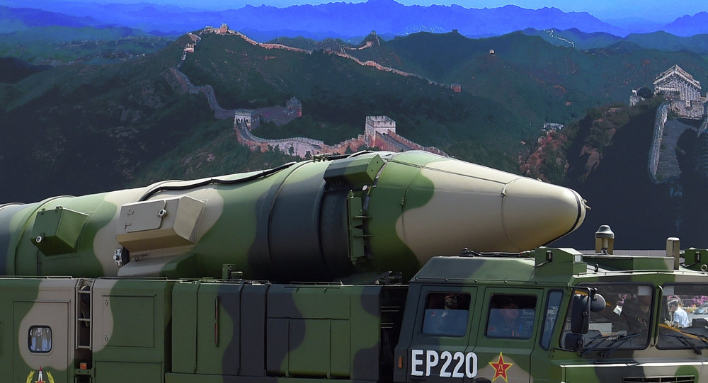 La Chine dit avoir testé un nouveau missile de très grande portée en mer