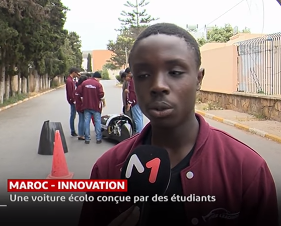 Vidéo-l’étudiant sénégalais Ousmane Courbary et ses collègues créent une voiture écolo d’1l d’essence