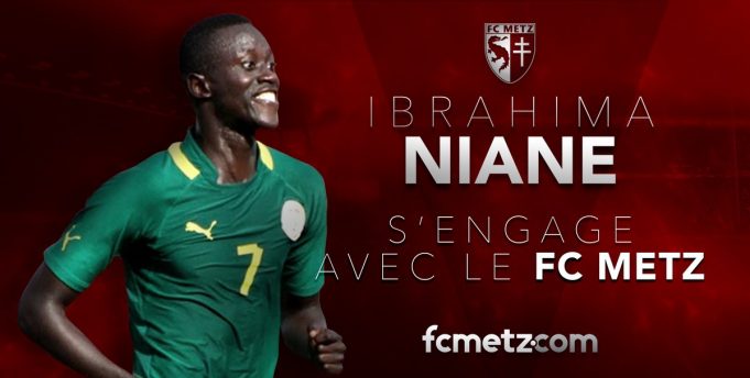Foot – Mercato: Le jeune attaquant des lionceaux, Ibrahima Niane, signe à Metz (Officiel)