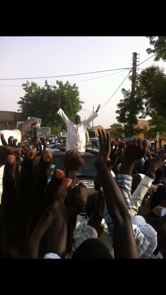 [Photos] La parade de Boun Abdallah Dionne, tête de liste BBY dans les rues de Dagana, fief de Oumar Sarr