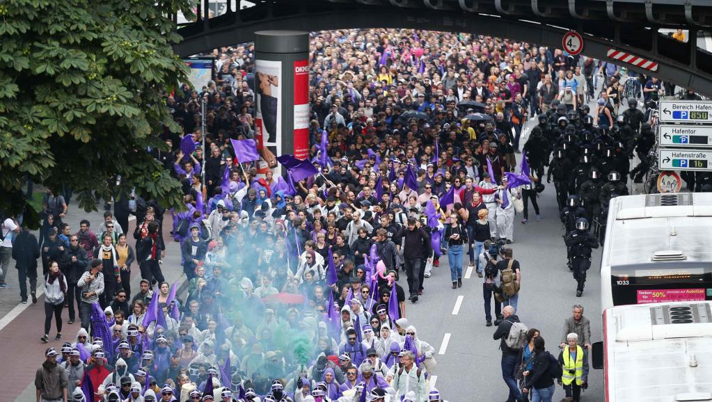Hambourg : De nouveaux heurts ont éclaté à quelques heures de l’ouverture du sommet du G20