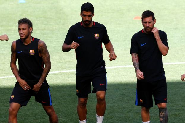 Amical : Messi-Suarez-Neymar alignés face à Manchester United