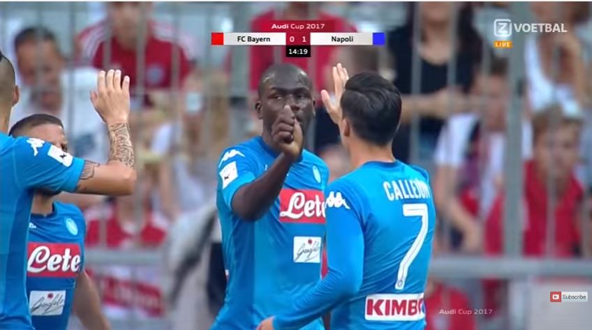 Video : Kalidou Koulibaly inscrit un but contre le Bayern Munich !