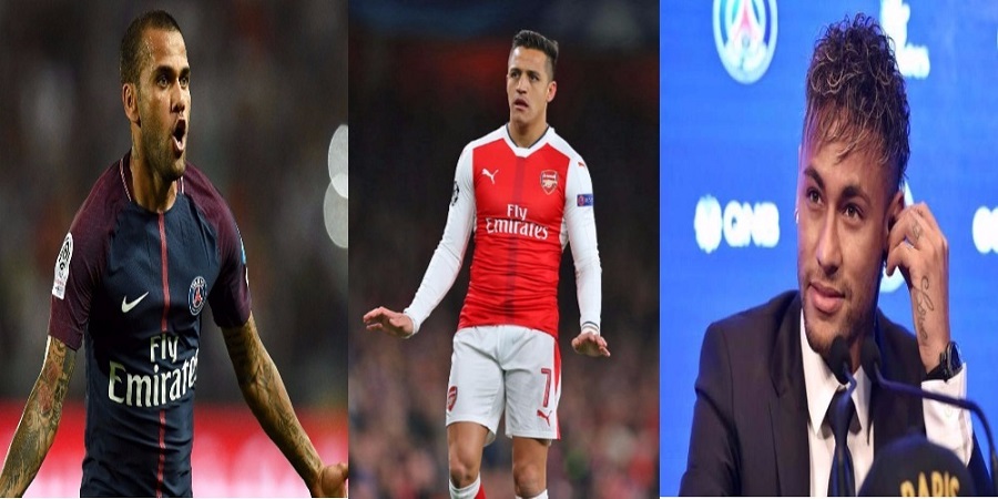 Paris Saint Germain (Psg): Neymar et Alves tentent d’attirer Sanchez…